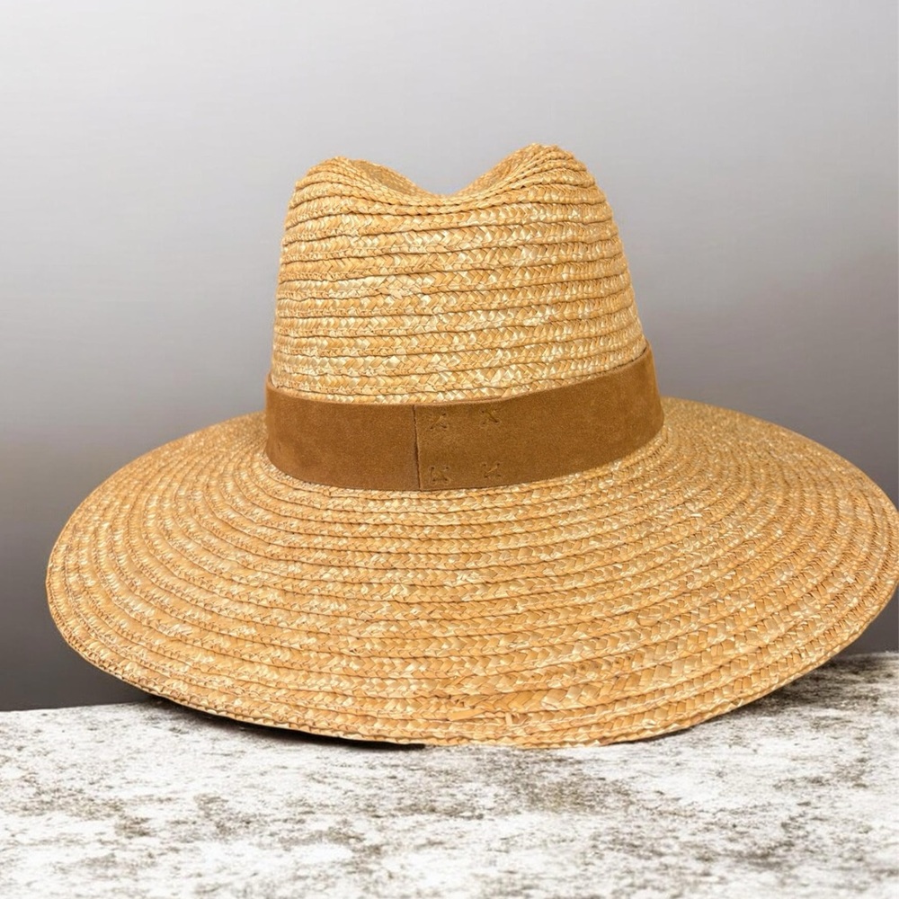 NWOT GIGI PIP Isla Straw Fedora Hat Women’s One Size - Picture 10 of 16